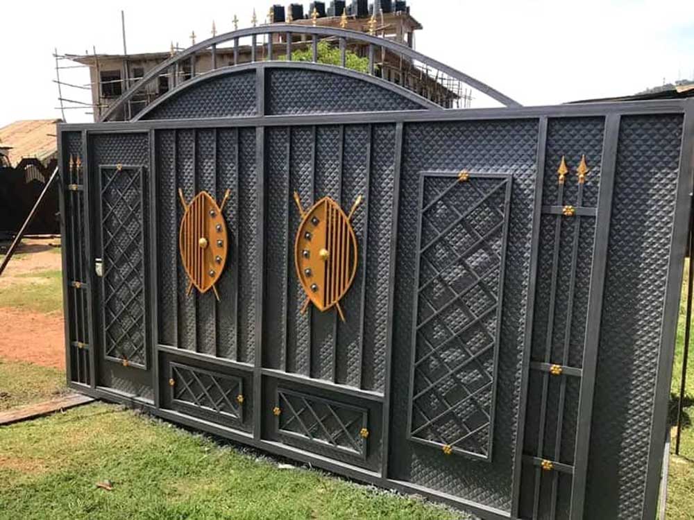 Metallic Gates in Uganda. Steel, Metal Welding And Fabrication in Kampala Uganda. Metal Engineering Works, Metal Welders, Steel Fabrication, Metal Fabrication in Kampala Uganda, MI Engineering Concepts Ltd, Ugabox