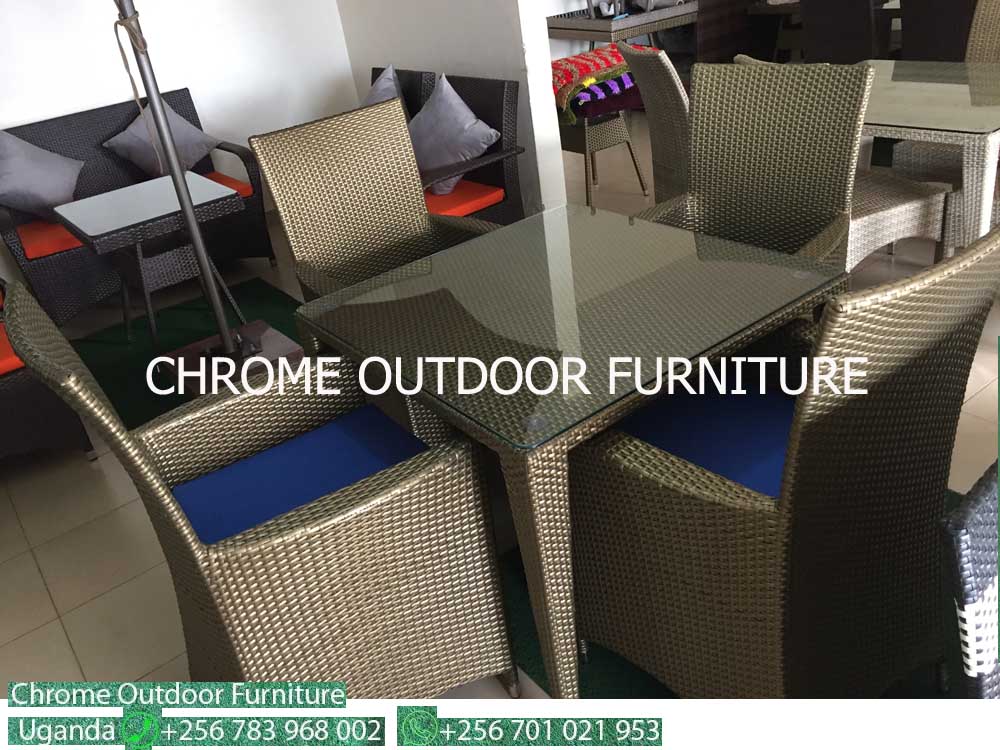 Outdoor Furniture for Sale in Uganda, Garden/Outdoor Furniture in Kampala Uganda. Home, Hotel, Restaurant/Bar Balcony Patio Furniture Uganda, Resin Wicker, Makers/Producers of All Weather Wicker Furniture in Uganda. Chrome Outdoor Furniture Uganda Product, Ugabox