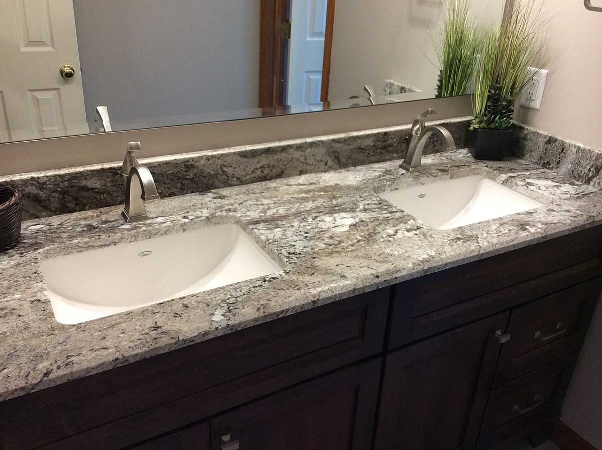 Granite And Marble Bathroom Vanity Top / Bathroom Countertop Installation Services in Kampala Uganda. Bathroom Vanity Top Installation Company in Uganda. Bathroom Interior Design Installation, Granite/Marble Slabs-Tiles And Flooring Materials Supply in Uganda: Varni Granite, Marble And Terrazzo Uganda, Ugabox