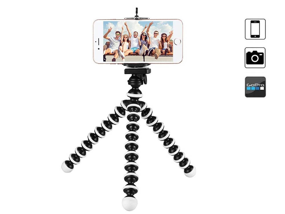 Flexible Mini Tripod for Mobile Phone/Camera in Uganda, Tripods for Video Cameras. Professional Photography, Film, Video, Cameras & Equipment Shop in Kampala Uganda, Ugabox