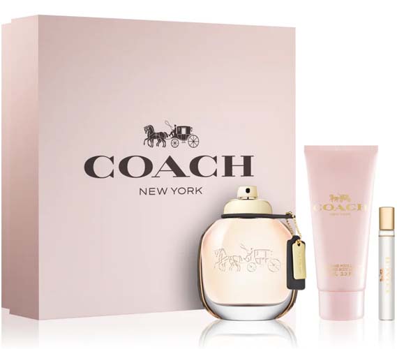 Coach New York Eau de Toilette 3 Piece Gift Set for Women 90ml in Uganda. Perfumes And Fragrances for Sale in Kampala Uganda. Body Sprays in Uganda. Wholesale And Retail Perfumes Online Shop in Kampala Uganda, Ugabox