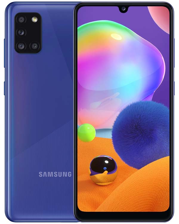 Samsung Galaxy A31 Mobile Phone for Sale in Uganda. Samsung Galaxy A31 with 64GB/128GB storage, microSDXC slot, 48MP-1080p Camera, 4/6GB RAM, 5000mAh Battery Phone. Smart Phones Online Shop Kampala Uganda, Ugabox