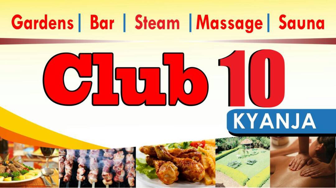 Club 10 Kyanja Kampala Uganda, One of the best bars & Restaurant in Kampala, Sauna & Massage, Top Bar, Top Restaurant, Top Bar and Lounge, Cool night out, Beer, Wine, Spirits, Cocktail bar, Sports Bar, Tasteful Delicious food in Kampala, Amazing Drinking Venue in Kampala Uganda, Ugabox