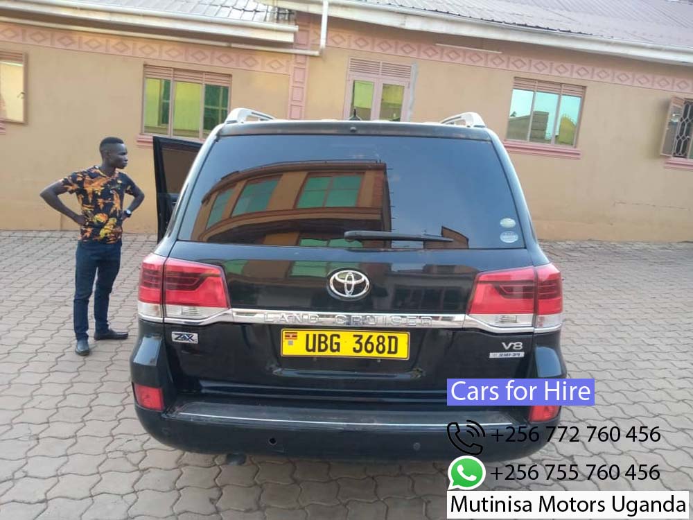 Cars for Hire in Uganda, Landcruiser V8 Cars for Rent in Uganda, Self Drive Car/Vehicle Hire Services in Kampala Uganda, Tours and Travel Vehicle/V.I.P Transport Hire Services in Uganda, Mutinisa Motors Uganda, Ugabox