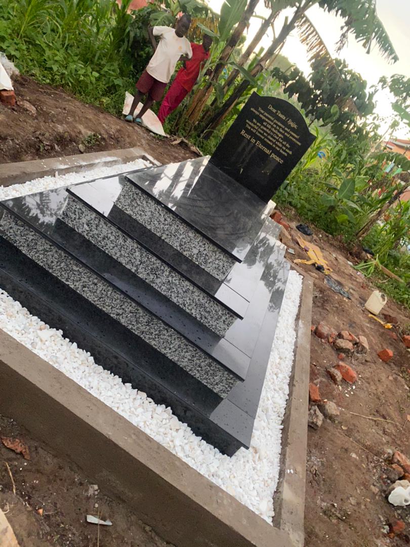 Granite And Marble Graves in Kampala Uganda. Granite And Marble Products in Uganda. Lee Engravers Ltd Uganda Services: Grave Construction, Grave Finishing, Terrazzo Grave Finish, Granite And Marble Grave Finishing, Terrazzo Flooring Solutions, Granite And Marble Stone Engraving in Uganda, Ugabox