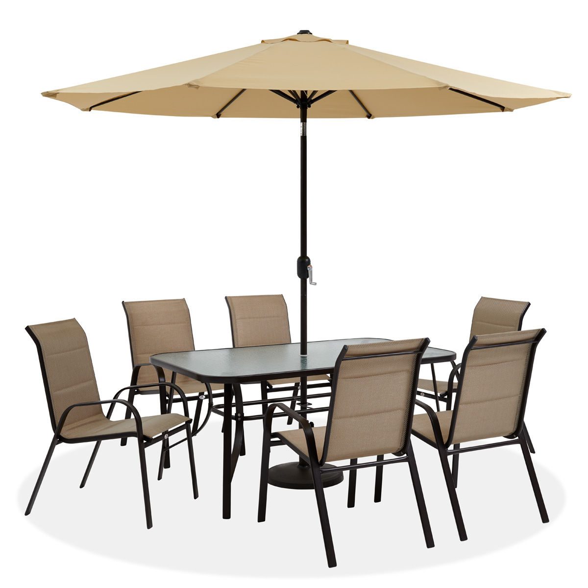 New Eve Textilene 6+1+1 Dining Set, Outdoor Furniture for Sale in Kampala Uganda, Office and Home Furniture in Uganda, Hotel Furniture Shop in Kampala Uganda, Danube Home Uganda, Ugabox