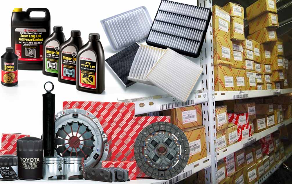 Walusimbi's Garage Toyota Genuine Spare parts, air filters, toyota fluids, oil filters, store of spare parts Kampala Uganda, Ugabox