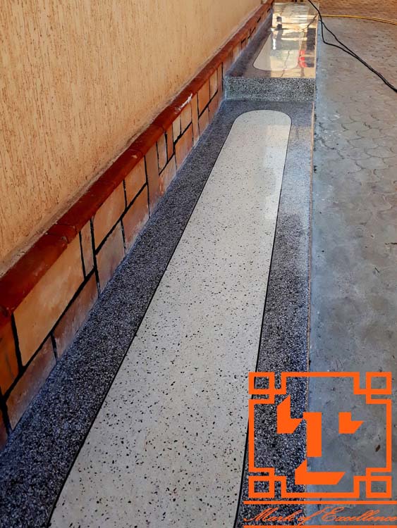 Terrazzo Floor in Kampala Uganda, Topcon Granite & Terrazzo Uganda