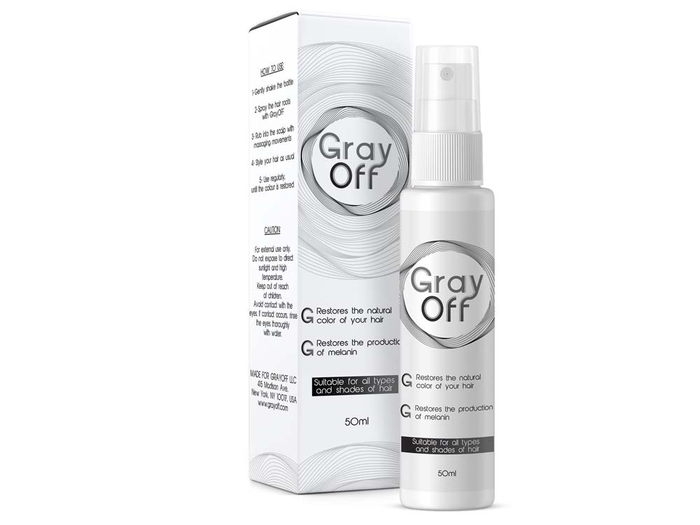 GrayOFF anti-gray hair treatment for Sale in Uganda. GrayOFF is the anti-gray hair treatment that brings back color to your hair without using artificial colour pigments, Hair Medicine And Supplements Shop in Kampala Uganda, Ugabox