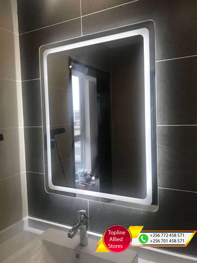 Light Mirrors in Uganda, Sanitaryware, Toilet & Bathroom Accessories in Uganda, Topline Allied Stores Uganda for Supply of: Plumbing Materials, Building Materials, Kitchen Furnishing, Tiles, Ceramics and General Hardware in Nakasero Kampala Uganda, Ugabox