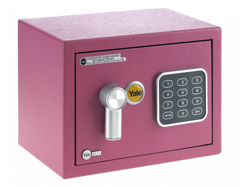 YSV/170/DB1/P-Mini Safe Pink in Kampala Uganda, Mini Safes, Yale Value Safes, Security Systems in Uganda, Assa Abloy Products. Abloy Solutions Uganda, Ugabox