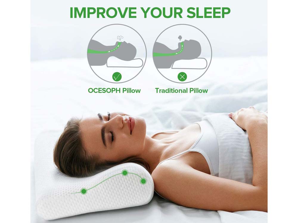 Ocesoph Pillow (Cervical Pillow for Neck Pain Relief) for Sale in Kampala Uganda. Orthopedics and Physiotherapy Appliances in Uganda, Medical Supply, Home Medical Equipment, Hospital, Clinic & Medicare Equipment Kampala Uganda. INS Orthotics Ltd Uganda, Ugabox