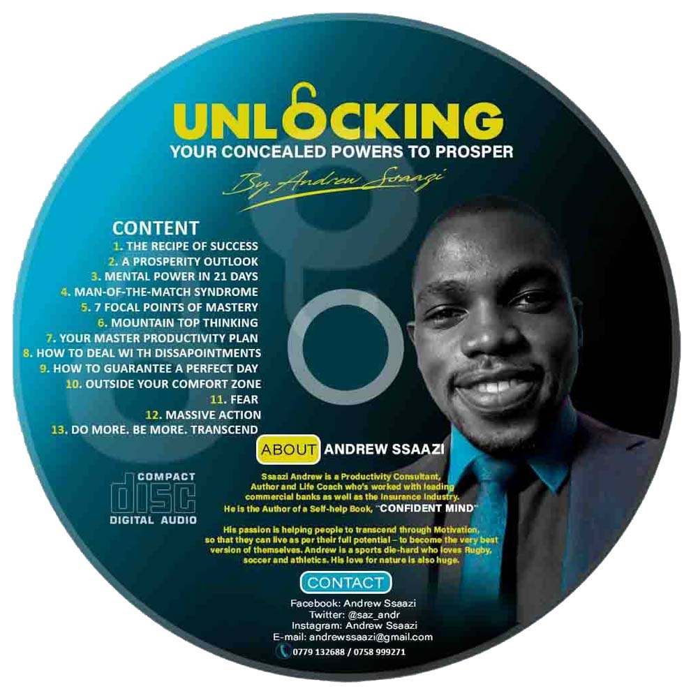 Unlocking Your Concealed Powers to Prosper Motivational Audio CD/Book, Price: UGX 15,000, Available to buy online and book shops in Kampala Uganda, Ugabox