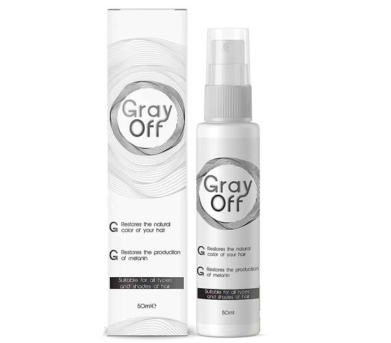 GrayOFF anti-gray hair treatment for Sale in Kampala Uganda. GrayOFF anti-gray hair treatment, Rich natural hair colour, Original hair colour, Delays the appearance of gray hair, Restore Hair Colour, Anti-aging hair regeneration. Herbal Remedies, Herbal Supplements Shop in Uganda. Prosolution Uganda. Ugabox