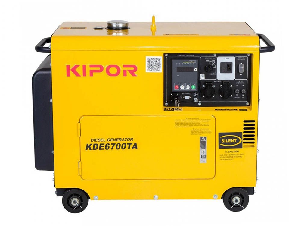 Kipor 5KVA Silent Diesel Generator for Sale in Uganda. Generator/Power Generators Supplier and Store in Kampala Uganda, Ugabox