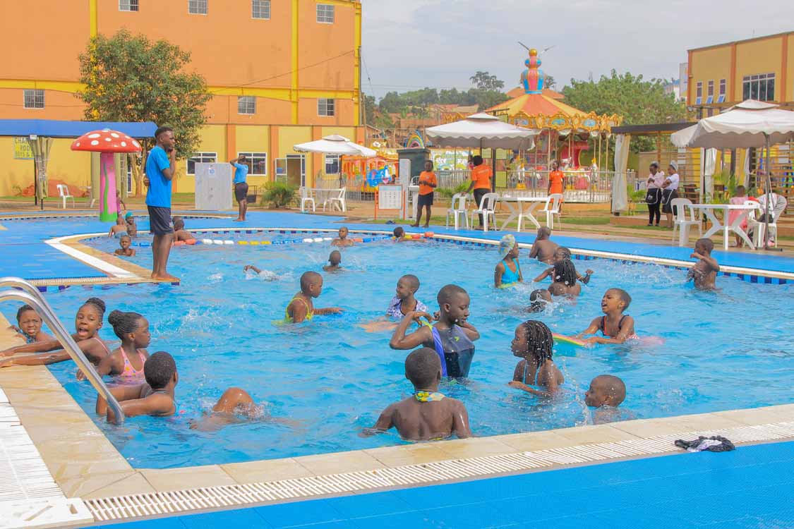 Lloli Fun Park Uganda-Akamwesi Mall. Services: Kids Fun Park, Kids Outdoor Playground, Swings And Slides, Swimming Pools for Toddlers, Kids And Adults, Gardens And Restaurant/Food Court for Birthday Parties, Baby Showers And Bridal Showers. Location: Akamwesi Shopping Mall, Kyebando, Kampala Uganda, Ugabox