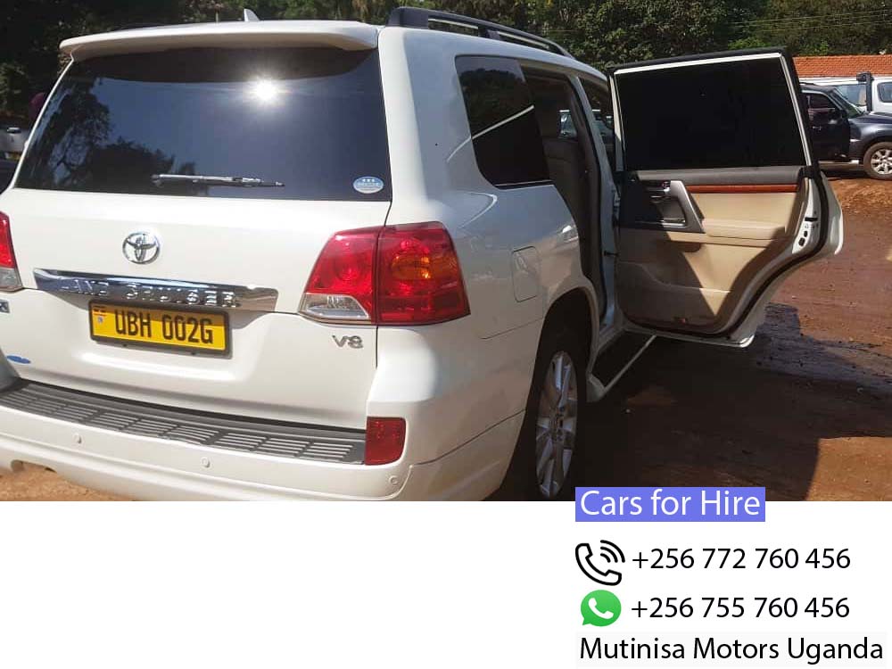 Cars for Hire in Uganda, Landcruiser V8 Cars for Rent in Uganda, Self Drive Car/Vehicle Hire Services in Kampala Uganda, Tours and Travel Vehicle/V.I.P Transport Hire Services in Uganda, Mutinisa Motors Uganda, Ugabox