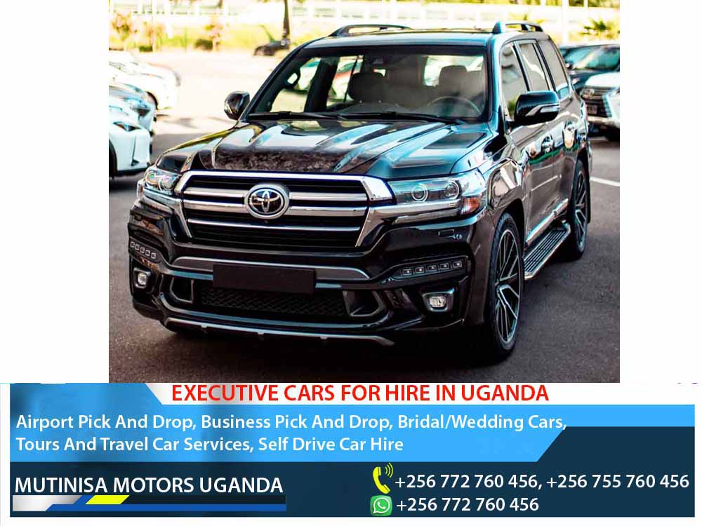 Executive Cars For Hire in Kampala Uganda. Luxury Car Hire Services, Airport Pick And Drop, Business Pick And Drop, Bridal/Wedding Cars, Tours And Travel Car Services, Self Drive Car Hire Company in Kampala Uganda. Mutinisa Motors Uganda, Ugabox