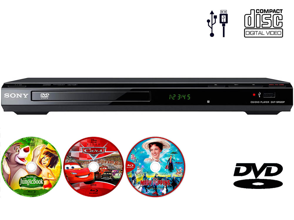 Sony DVP-SR520P DVD Player, Black For Sale in Kampala Uganda, Electronics Shop in Uganda, Home Entertainment and Electronics Supplier in Uganda, The Satellite Shop Uganda