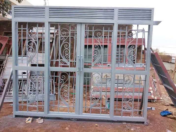 Sliding Door in Kampala Uganda. Steel, Metal Welding And Fabrication in Kampala Uganda. Metal Engineering Works, Metal Welders, Steel Fabrication, Metal Fabrication in Kampala Uganda, MI Engineering Concepts Ltd, Ugabox