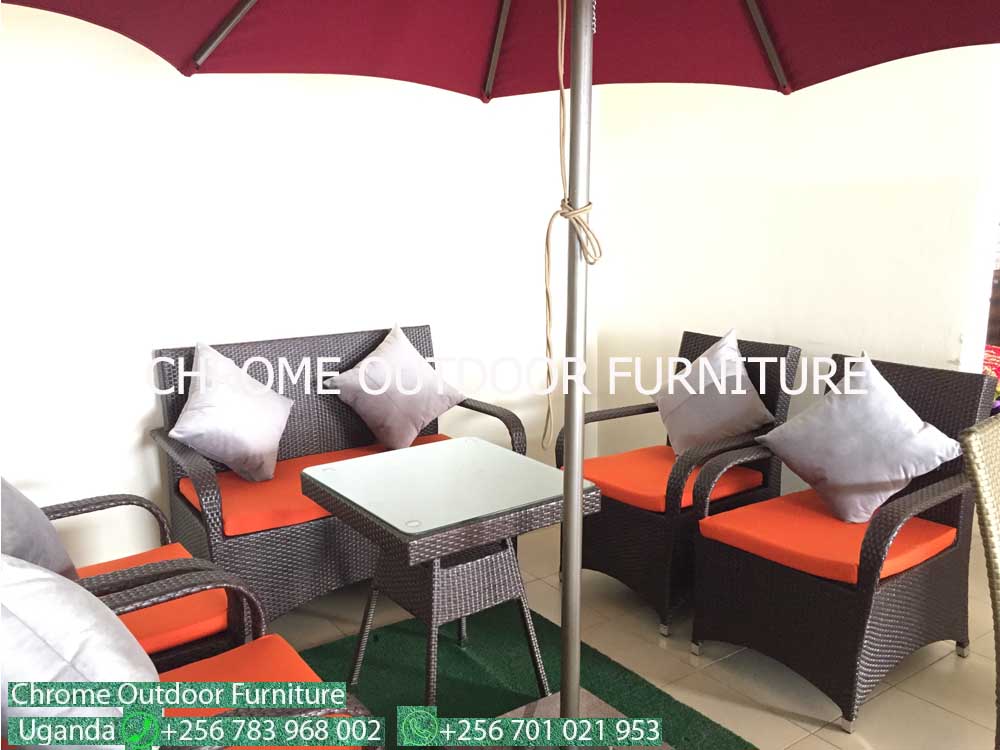 Outdoor Furniture for Sale in Uganda, Garden/Outdoor Furniture in Kampala Uganda. Home, Hotel, Restaurant/Bar Balcony Patio Furniture Uganda, Resin Wicker, Makers/Producers of All Weather Wicker Furniture in Uganda. Chrome Outdoor Furniture Uganda Product, Ugabox