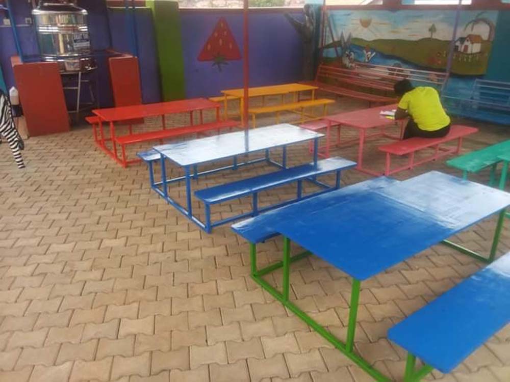 Tables Attached to Benches Kampala Uganda, School Furniture Supplier in Uganda for Nursery / Kindergarten, Primary, Secondary, Higher Institutions of Learning (Tertiary Institutions) Kampala Uganda, Desire School Furniture Uganda