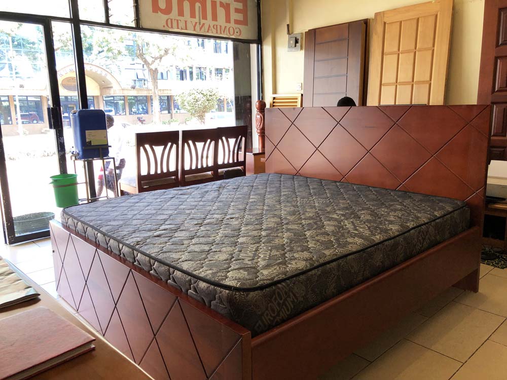 Mahogany Wood Bed for Sale in Kampala Uganda, House Furniture, Home and Hotel Furniture Uganda, Erimu Furniture Company Uganda, Ugabox