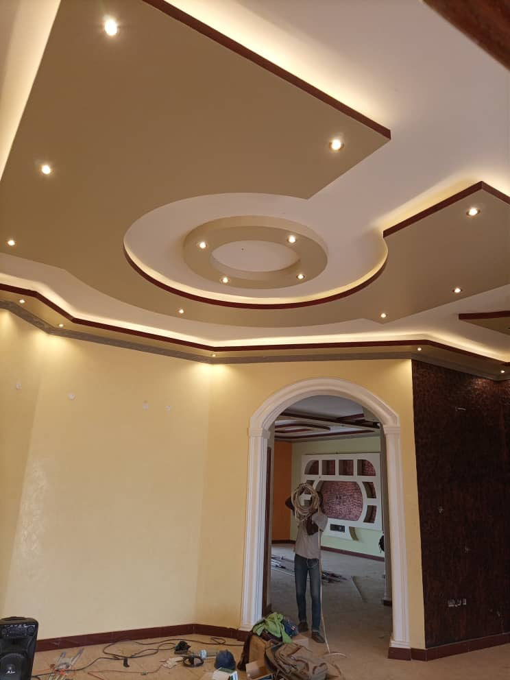 Gypsum Interior Design in Kampala Uganda. Other Works: Home/Shop/Office Construction Services: LED Lighting Gypsum Installation, Gypsum Board Partitions, Plasterboard Ceiling Design, Gypsum Suspended Ceiling, PVC Gypsum Ceiling, Gypsum Board Ceiling Design, Modern Gypsum Design in Uganda, Interior Painting Services, Gypsum Board Construction in Uganda, Hometec Interiors Ltd Uganda, Ugabox