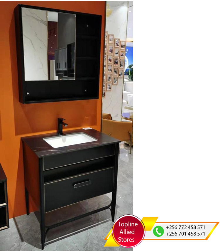 Vanity Cabinet for sale in Uganda, Bathroom Furniture, Modern Toilet And Bathroom Fittings and Accessories in Uganda, Topline Allied Stores Uganda Services: Toilets, Kitchen Sinks, Wash Basins, Sanitary Ware And Fittings. We stock the following products: Tiles, Bathtubs, Mirrors, Toilet Seats, Button Flush Toilets, Urinals, Wash Basins, Kitchen Taps, Kitchen Sinks, Shower Systems, Bidets and lots more Sanitary products. Our Hardware Shop is located in Nakasero below Nakasero Market, Kampala Uganda, Ugabox