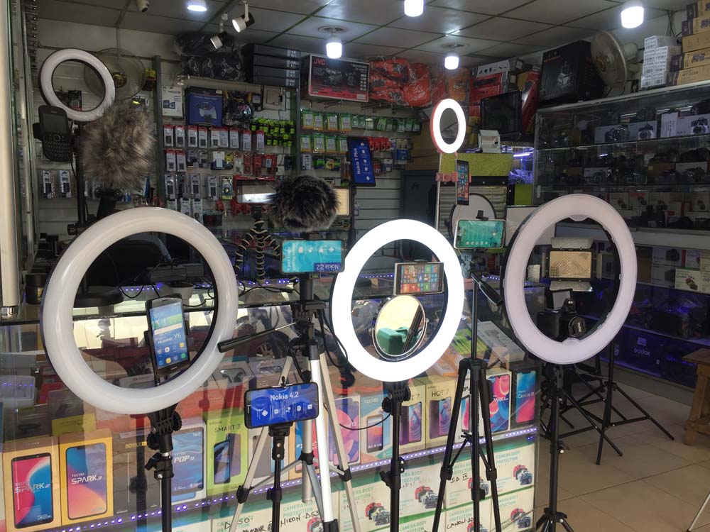 Professional Ring Lights for Video in Uganda. Video & Photography Lighting Equipment. Professional Photography, Film, Video, Cameras & Equipment Shop in Kampala Uganda, Ugabox