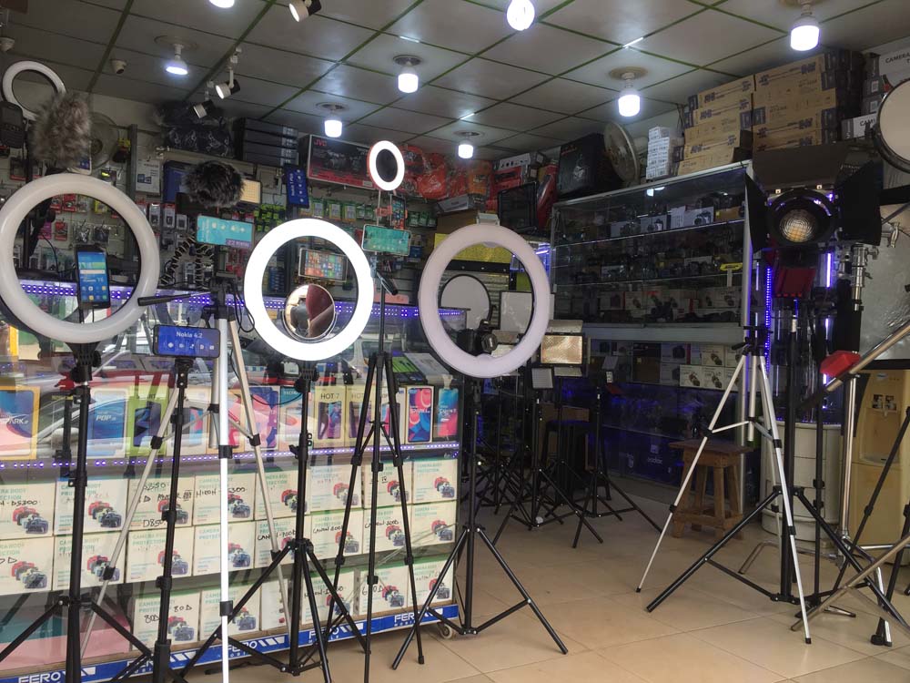 Ring Lights for Professional Video Streaming in Uganda. Video & Photography Lighting Equipment. Professional Photography, Film, Video, Cameras & Equipment Shop in Kampala Uganda, Ugabox
