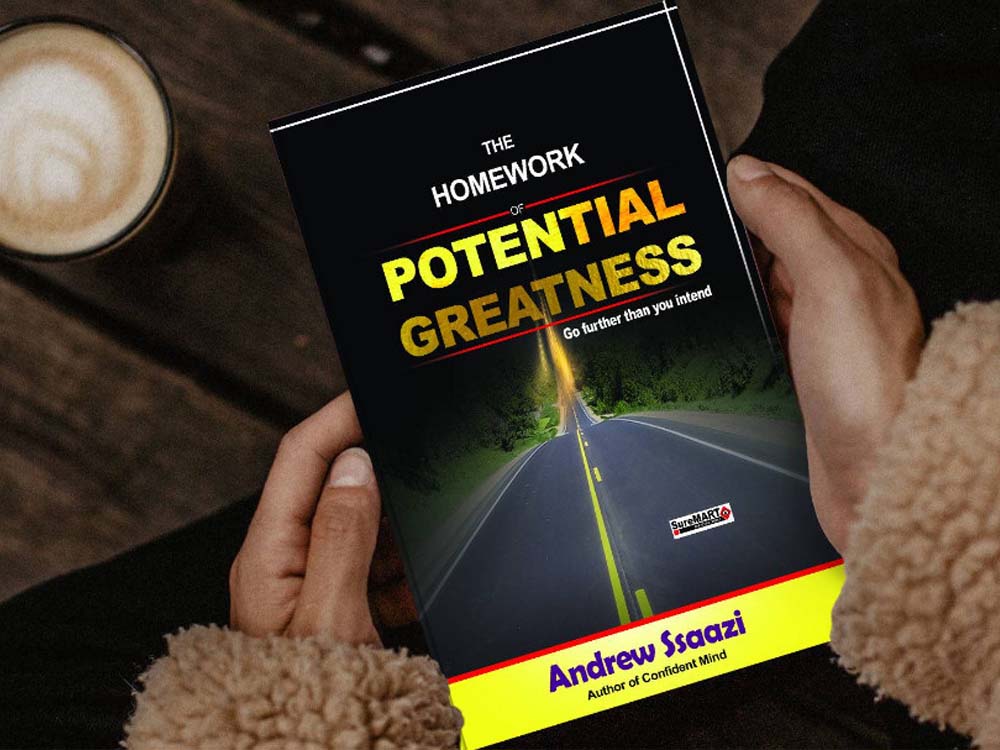 Buy The Homework Of Potential Greatness Motivational Book in Uganda, Price: UGX 35,000, Authored by Andrew Ssaazi, Available to buy online and book shops in Kampala Uganda, Ugabox