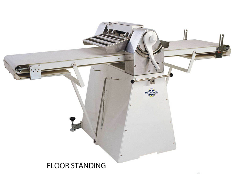 Macadams Pastry Sheeter Floor Standing SM-520 for Sale in Kampala Uganda. Bakery Equipment, Macadams Baking Systems Uganda, Food Machinery And Air Conditioning Systems Supplier And Installer in Kampala Uganda. LM Engineering Ltd Uganda, Ugabox