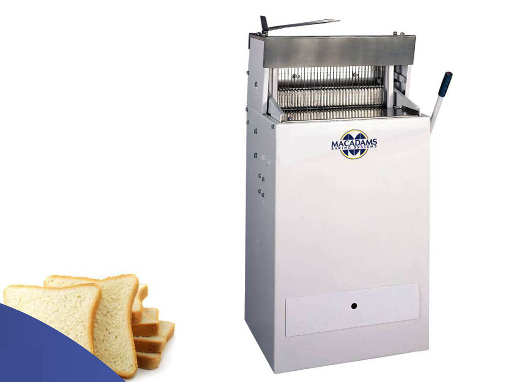 Macadams Standard Bread Slicer for Sale in Kampala Uganda. Bakery Equipment, Macadams Baking Systems Uganda, Food Machinery And Air Conditioning Systems Supplier And Installer in Kampala Uganda. LM Engineering Ltd Uganda, Ugabox