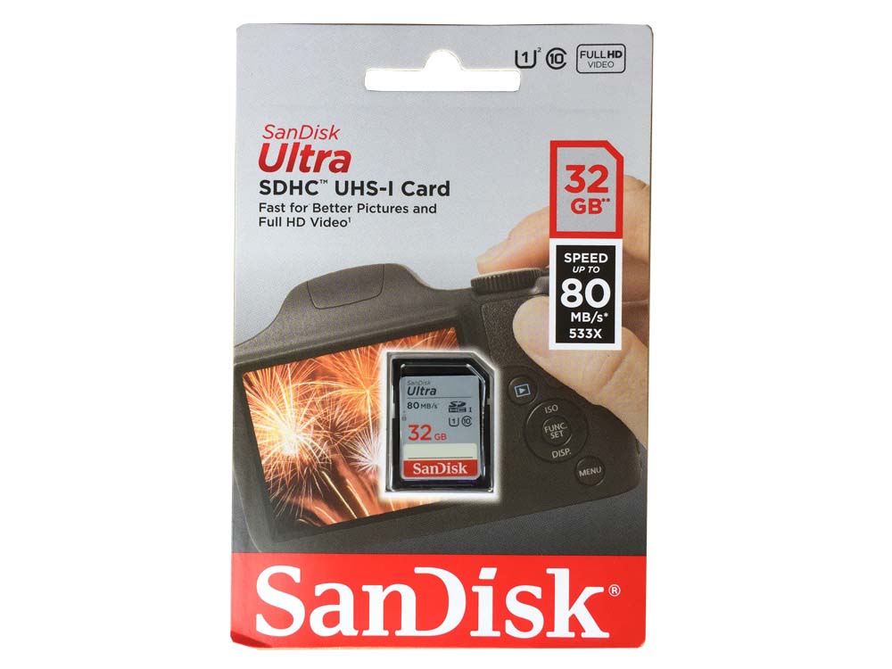 SanDisk Ultra SDHC UHS-I Memory Card 32GB, Kampala Uganda, Camera & Visual Equipment Shop in Kampala Uganda, Ugabox