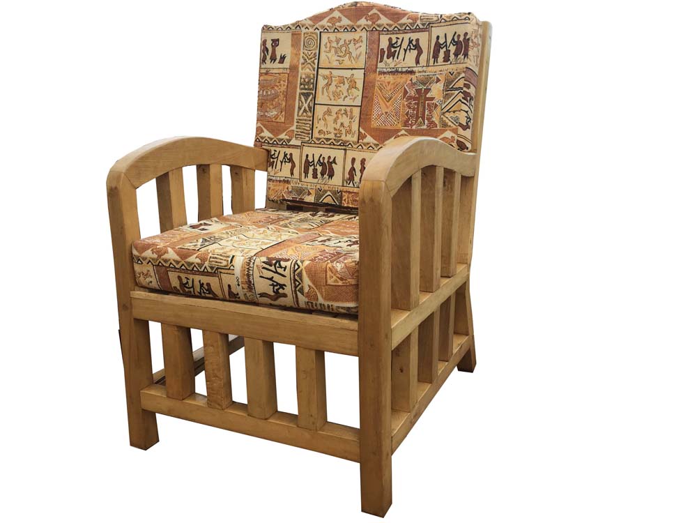 Chair with Cushion, Outdoor furniture for Sale Kampala Uganda, Wood Furnitue Uganda, Ugabox