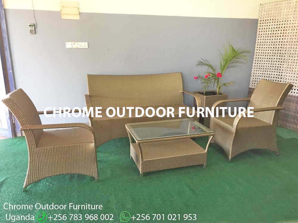 5 Seater Set & Table Uganda, Garden and Outdoor Furniture for Sale Kampala Uganda, Balcony Patio Furniture, Resin Wicker, All Weather Wicker Uganda, Ugabox