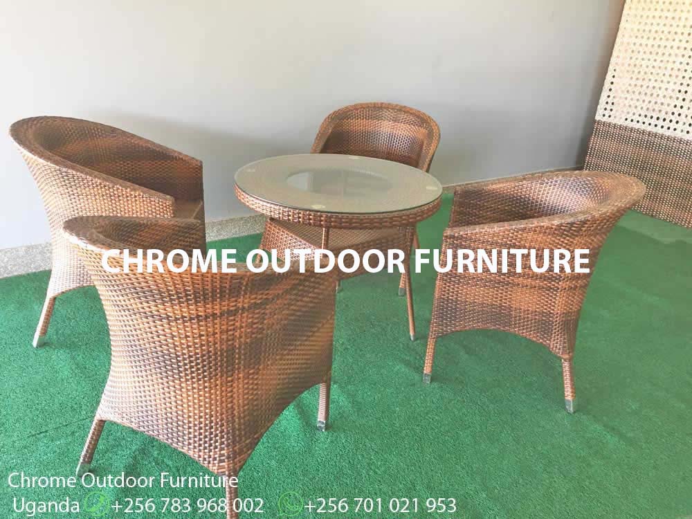 4 Outdoor Chairs and Coffee Table Uganda, Garden and Outdoor Furniture for Sale Kampala Uganda, Balcony, Patio Furniture Uganda, Resin Wicker, All Weather Wicker Uganda, Ugabox